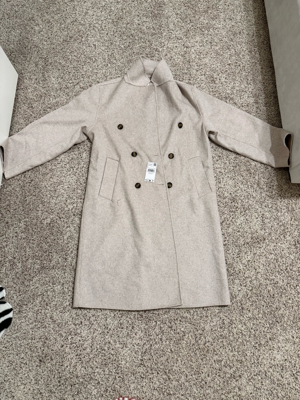 Mango Handmade Oversized Wool Coat